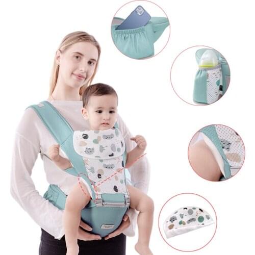 2021 Baby Carrier Bag Waist Stool Walker Sling Belt Kid Infant Hold Hip Seat Safe Front Carry Back Carry Best Gift Breathable