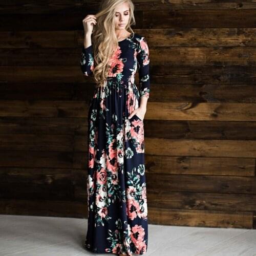 Summer Long Dress Floral Print Boho Beach Dress Tunic Maxi Dress Women Evening Party Dress Sundress Vestidos de festa XXXL
