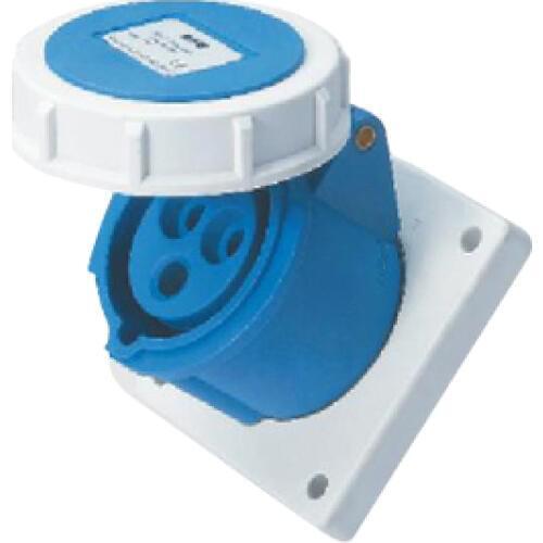 N-3132 16A 220-240V 3pin Industrial Direct Socket 2P+E with CE ROHS 1 Year Warranty IP67 Waterproof Connector