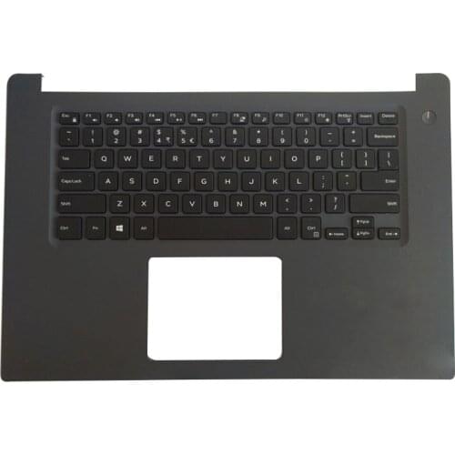 Original For DELL Inspiron 15 7560 7572 P61F Laptop Palmrest Upper Case US Backlit Keyboard 0RTJ7W RTJ7W AP1Q2000300