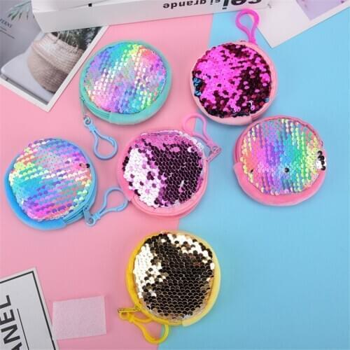 Portable Laser Purse Hook-Hanging Wallet Coin Storage Small Money Bag Wallet Cute Gift F923