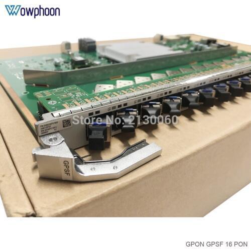 100% original HUA WEI 16 ports GPON GPSF C+ service board Advanced GPON OLT Interface Card Board