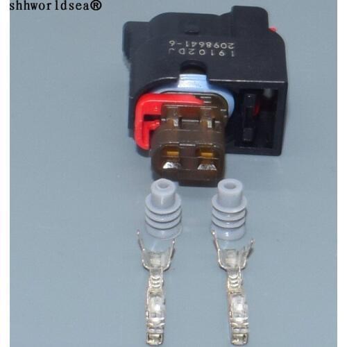 Shhworldsea 2pin automotive housing wiring harness waterproof connector 2098641-6