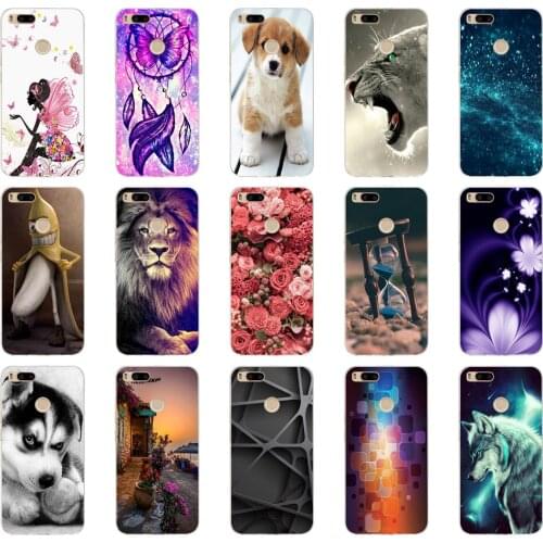 Silicone Cover For Xiaomi MI A1 Case Full Protection Soft tpu Back Cover Phone Cases For Xiomi MI A1 bumper Coque 1