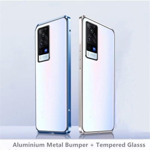 X60 Pro Metal Bumper Phone Case For Vivo X60 Pro Case Armor shockproof Aluminum Cover For Vivo X60 Metal Frame Protection Coques