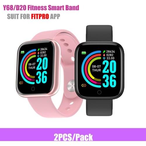 2Pcs Fitness Smart Wristband Bluetooth Smart Watch Sports Heartrate Monitor Blood Pressure Smart Fitness Tracker Wristband