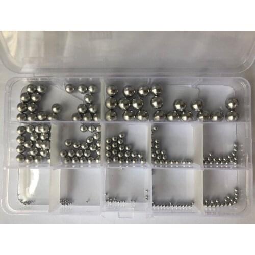240pcs 1mm-10mm solid small aluminum ball pure aluminum sphere precision round conductivity suit box