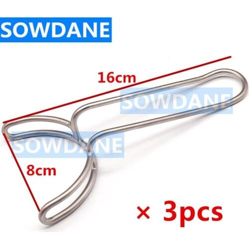 3 pieces Dental Surgical Large Mouth Gag Dental Opener Teeth Retractor Dentist Implant Instrument Tool Autoclavable 8cm Width