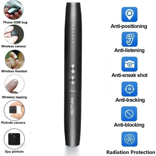 Anti Spy Camera Detector Wireless RF Signal Finder GPS Tracking Bug GSM Locator Camera Anti -Wiretap Sound Signal Finder