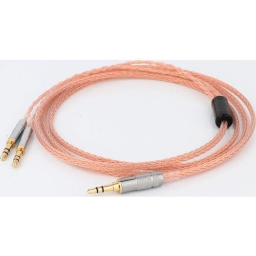 Preffair 16cores 7N OCC 2.5mm/3.5mm XLR Balanced Earphone Cable audio cable For Denon AH-D7200 AH-D5200 AH-D9200 Headphone