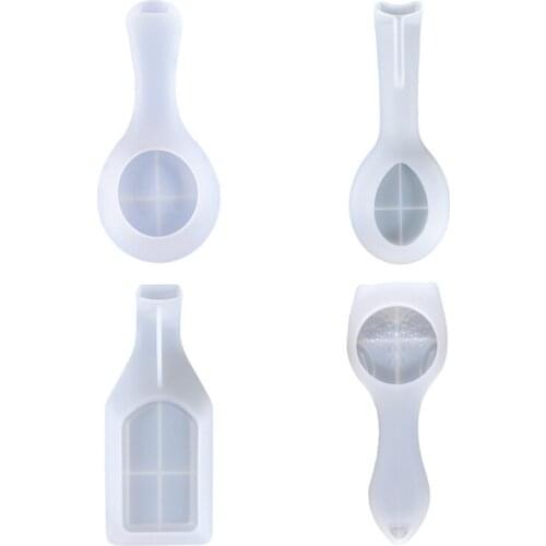 K3ND Spoon Fork Holder Pad Epoxy Resin Mold Spatula Rack Kitchen Utensil Tray Silicone Mould DIY Crafts Casting Tools