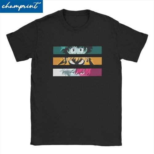 Plus Ultra T Shirts Men Womens Cotton Leisure T-Shirts Boku No My Hero Academia Manga Tees Short Sleeve Tops Gift Idea
