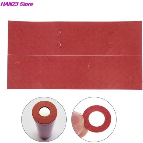 200pcs Li-ion Battery Anode Insulation Gasket Insulator Ring For 18650 Series Li-ion Battery Anode Hollow Point Insulator Gasket
