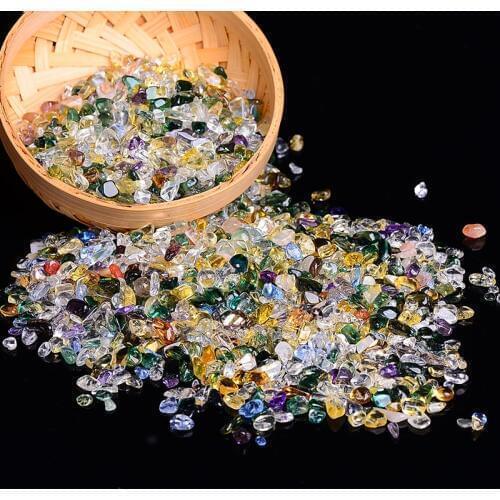 Crystal mineral purify degaussing Fish tank Ornamental Specimen Wall flowerpot ornament collection teaching