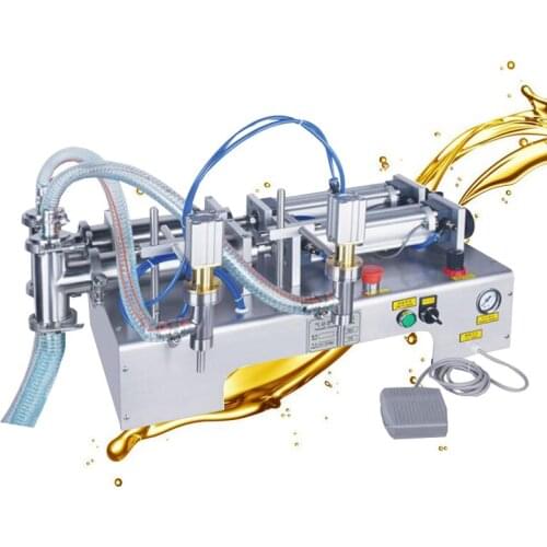 110V 220V filling machine Pneumatic Piston Liquid Filler Wine Milk Juice Vinegar Coffee Oil Drink Detergent Filling Machine