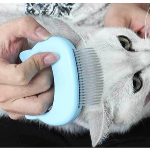 Pet Cat Grooming Massage Brush with Shell Shaped Handle Hair Remover Pet Grooming Massage Tool 2 2 2 2 1