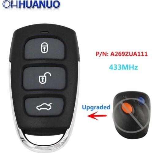 Upgraded Remote Car Key Fob 3+1 Button for Subaru Tribeca Forester Impreza Legacy Outback P/N: NHVWB1U711 433MHZ