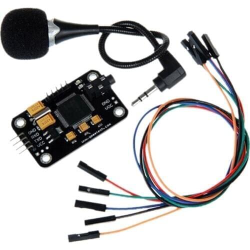 Voice Recognition Module With Microphone Dupont Speech Recognition Voice Control Board For Arduino Compatible