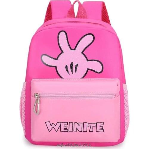 New Cute Disney childrens bag Mickey Mouse childrens Bacpack Autumn Fashion Childrens School Bag Kindergarten Kids Gifts