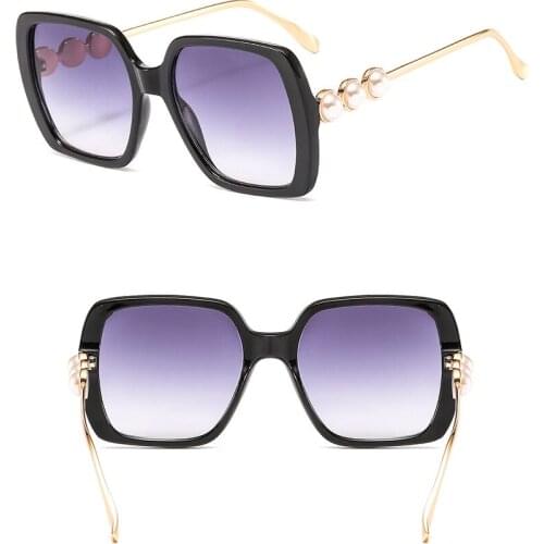 New Europe Pearl Sun Glasses 1926 hui hua Fashion Ladies Sunglasses sunglasses women sunglasses women