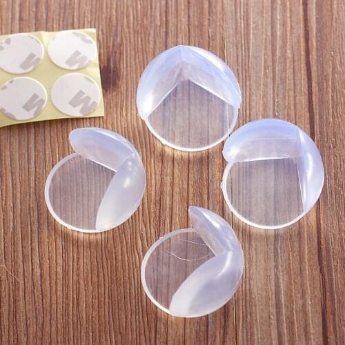 New 4pcs Child Baby Safety Silicone Protector Table Corner Edge Protection Cover Children Anticollision Edge & Guards Safe Home