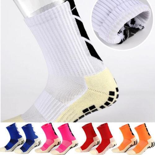 New Football Socks Anti Slip Soccer Socks Men Sports Socks Good Quality Cotton Calcetines The Same Type As The Trusox 9 Colors