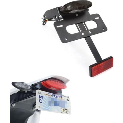 Fit For KTM 690 SMCR 690 Enduro R 2019 2020 2021 Motorcycle License Plate Holder Bracket Rear Tail Tidy Fender Eliminator kit