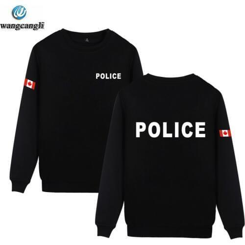 POLICE Print hoodies sweatshirt men/women hip hop sweatshirts autumn winter moletom masculino casual tracksuit casaco plus size