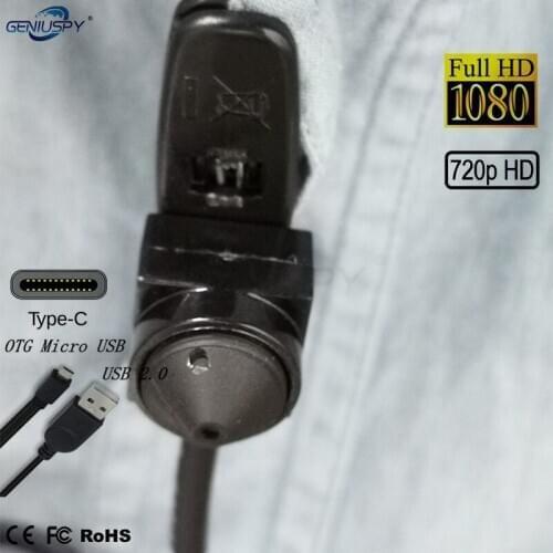 Manufacturer Micro 15*15mm 1080P 2MP 720P Portable UVC Mini USB Camera With Clip Microphone for Android ATM VENDING &Kios