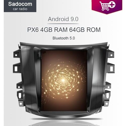 PX6 DSP Tesla 9.7" Android 9.0 For Nissan Navara 2017 Bluetooth 5.0 IPS Car DVD Player CarRadio Multimedia Navigation autoradio