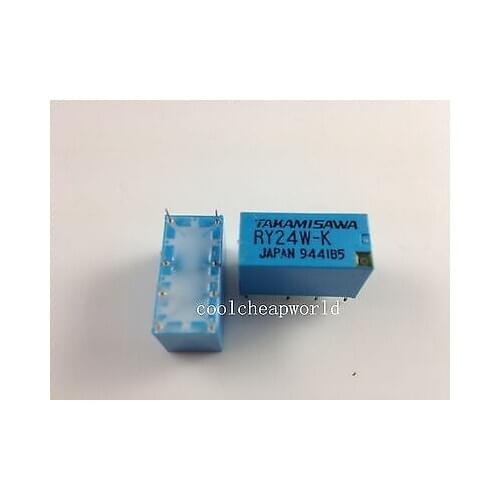 5pcs TAKAMISAWA RY24W-K 24V DPDT Signal Relay