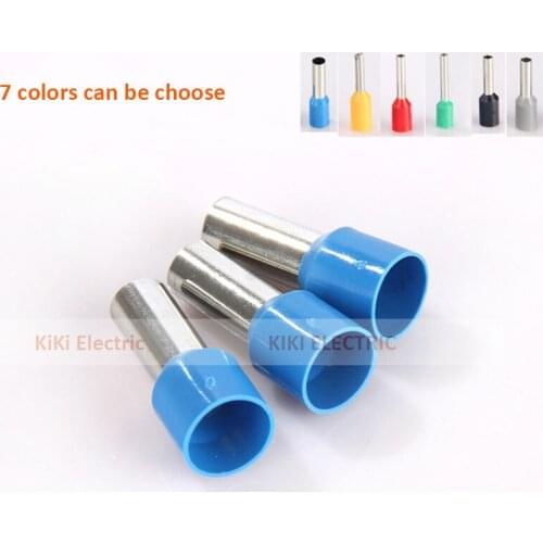 Gray Blue Pipe-shaped Pre-insulated End Terminal #14A.W.G. 2.5mm2 Wire copper clod crimp terminal GT-JT type connector E2508