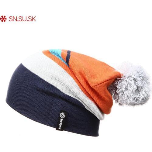SN.SU.SK Winter Gorros Skating Winter snowboard Ski skullies Hat Beanies for Man Woman Beanie knitting bonnet chapeu