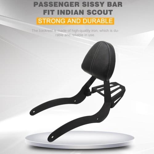 Motorcycle Passenger Sissy Bar & Backrest High Quality Iron Backrest For Indian Scout Motorcycle Accessories