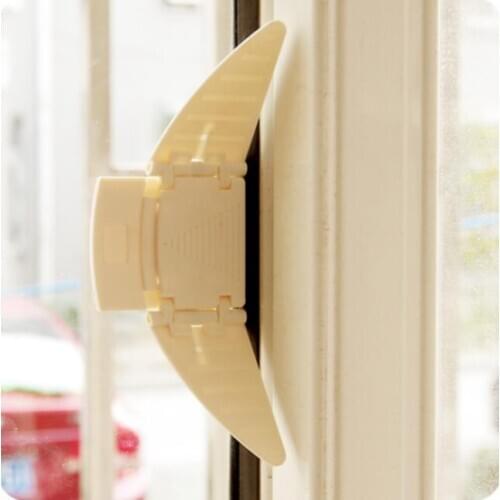 Small Wings Doors And Windows Child Protective Safety Lock 4 Pcs/Lot Push And Pull Window Fitted Stop Device