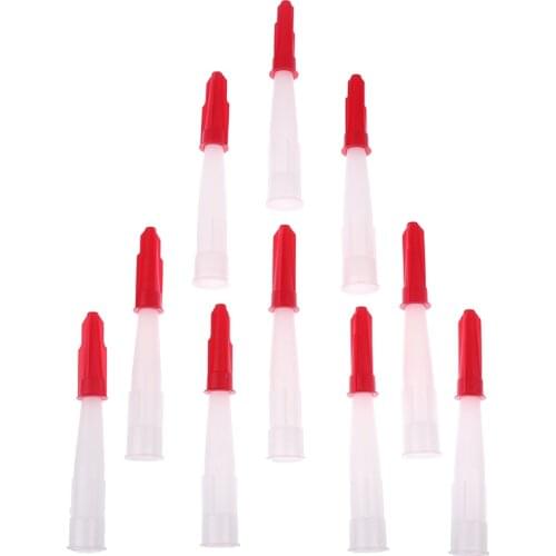 12Set Durable Caulking Nozzle Glass Glue Tip Mouth Improvement Construction Tool