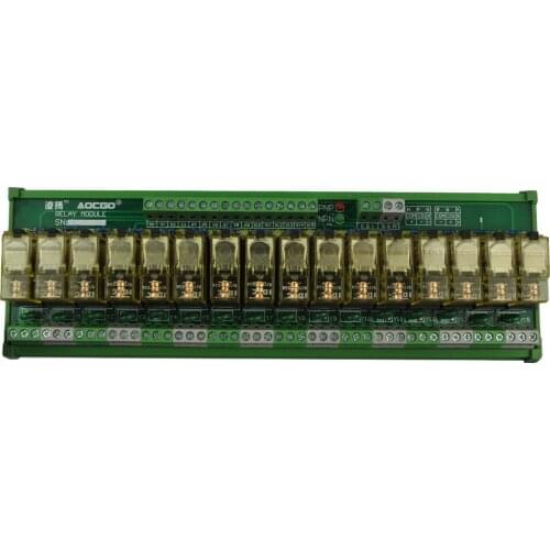 16 channel 1 SPDT DIN Rail Mount IDEC RJ1S Interface Relay Module