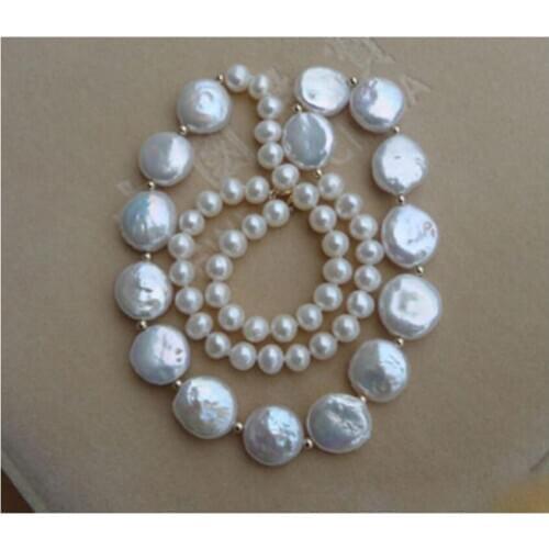 18'' 8-9MM 12MM AKOYA AAA+ SOUTH SEA WHITE PEARL NECKLACE