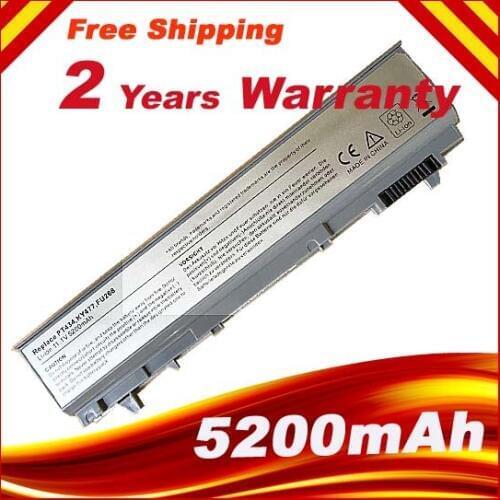 6cell Laptop Battery For Dell Latitude E6400 E6410 E6500 E6510 M2400/M4400 PT434 PT435 PT436 PT437 PT644 PT650 PT653 R822G U844G