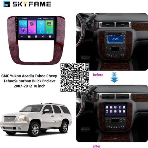 Car Radio Stereo For GMC Yukon/Acadia For Chevrolet Tahoe/Suburban For Buick Enclave 2007-2012 Android Multimedia System GPS