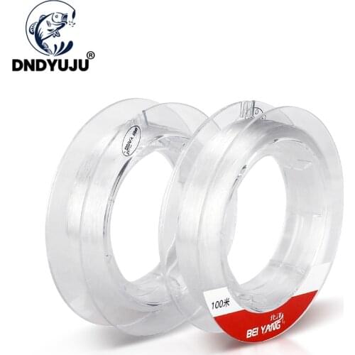 DNDYUJU Full Sink Fluorocarbon Fishing Line 100m 100% Monofilament Carp Fishing Lines Leader Japanese Carbon Fiber Line