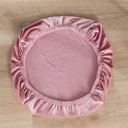 Stretch Non-Slip Velvet Kitchen Dining Seat Protector Slipcover Chair Cover for Wedding Banquet Seat Hotel Chair Bar Stool Party