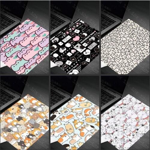 Yzuoan Big Promotion Small Size Cartoon Cute Designs Table Non-slip Mouse Pad Laptop Computer Gaming Keyboard Rubber Mousepad
