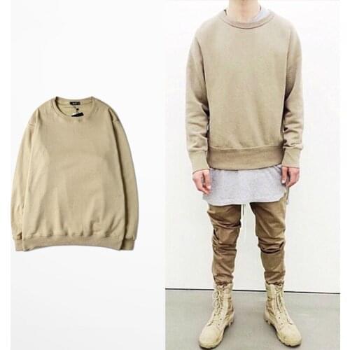 Hot men autumn fashion crewneck hip hop hoodie sweatshirt women hiphop streetwear casual pullover sudaderas hombre