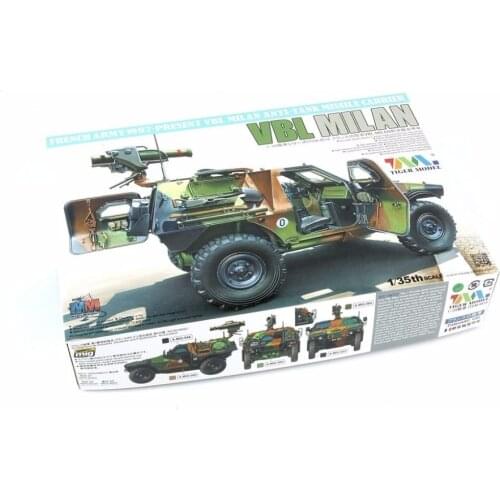 Tiger Model 4618 1/35 French VBL Milan Anti-Tank Missile Launcher - Scale Model Kit