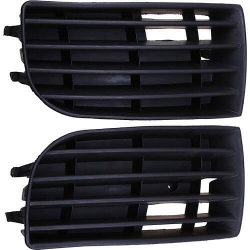 Car Fog light Grille Corne Side For VW Golf Mk5 05-09 Pair