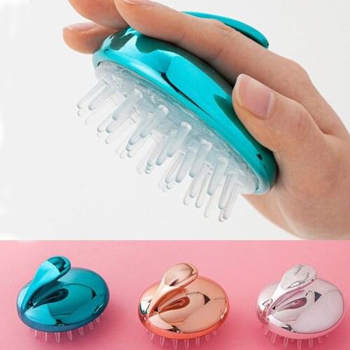 Silicone Head Body Scalp Massage Brush Care Tool Comb Shampoo Hair Washing Comb Shower Brush Bath Spa Slimming Massaging Brushes