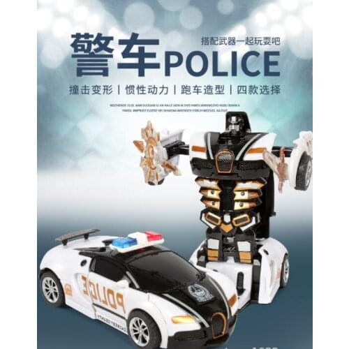 Clash with one key to transform classic toy cars for childrens birthday presents ABS