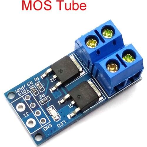 15A 400W MOS FET Trigger Switch Drive Module PWM Regulator Control Panel