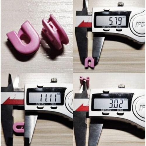 U Type Guide Wire Single Hook Alumina Zirconium Wire Machine 95/99 Ceramic Closed Lock Type Textile Machine Accessories